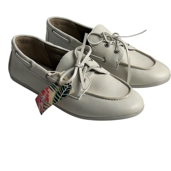 Tommy Bahama Women's Seafarer Boat Shoes White Size 8.5 - Picture 2 of 16